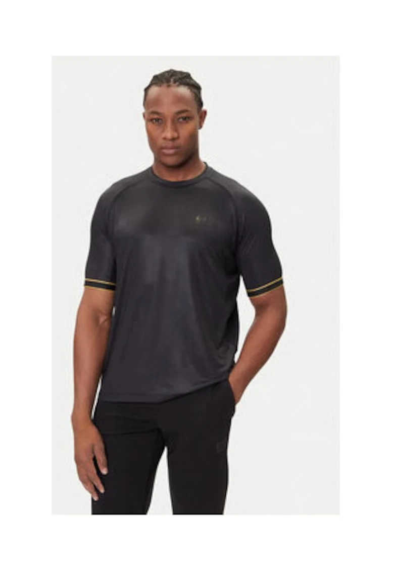Tricou barbati, Emporio Armani  negru, 91% poliester, 9% elastan,