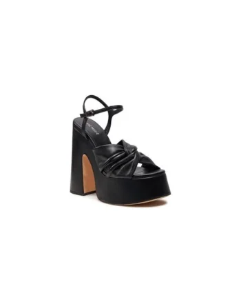 Sandale dama Vic Matie, 303969295, Piele naturala, Negru, Negru