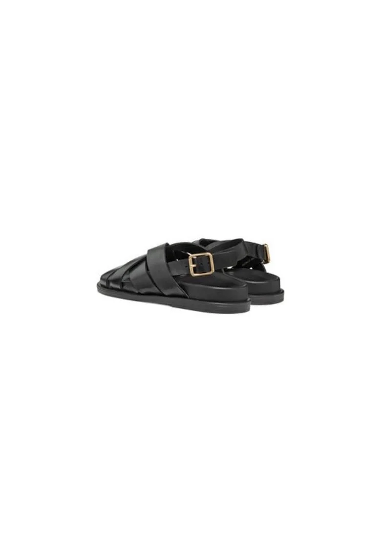 Sandale dama  304625664, Piele naturala, 41 EU, Negru