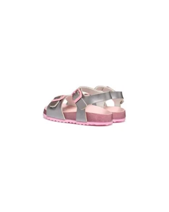 Sandale dama  304621161, Piele ecologica, Argintiu, Argintiu