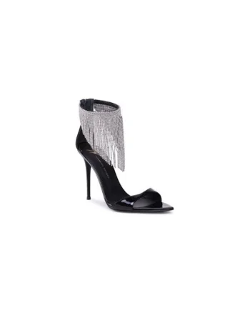 Sandale dama  301909606, Piele ecologica, 40 EU, Negru