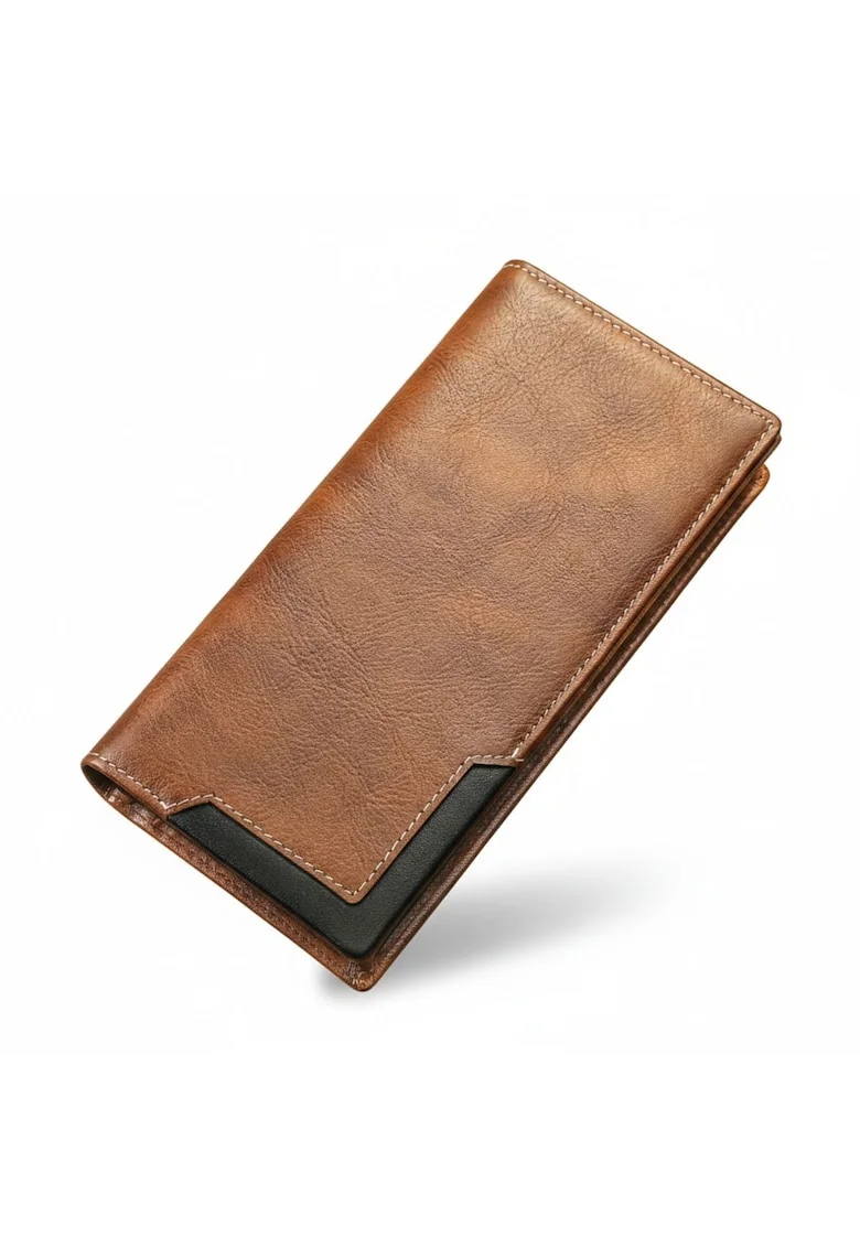 Portofel dama piele naturala premium,, Maro camel