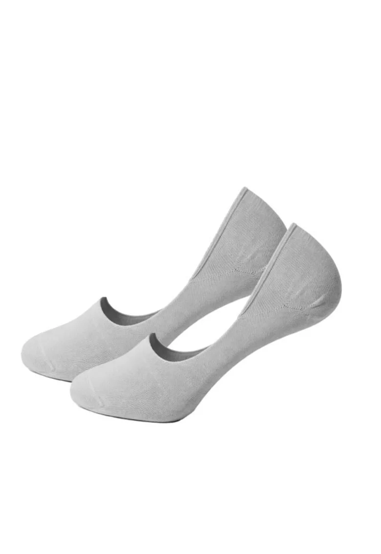 Sosete talpici din bumbac barbati, SBG2SCARPGRM, Gri