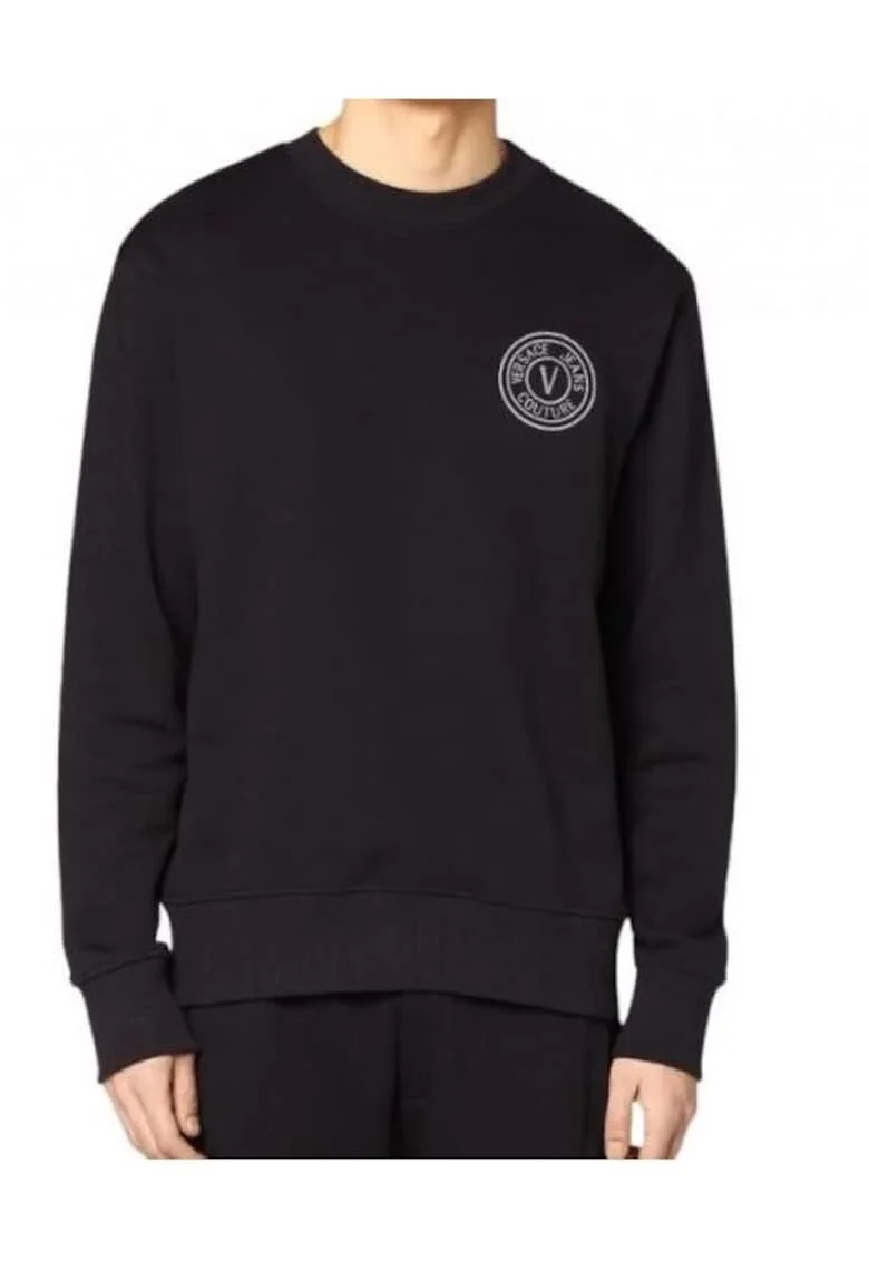 Bluzon casual din bumbac, Negru