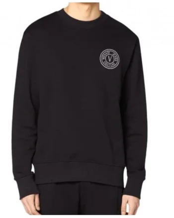 Bluzon casual din bumbac, Negru