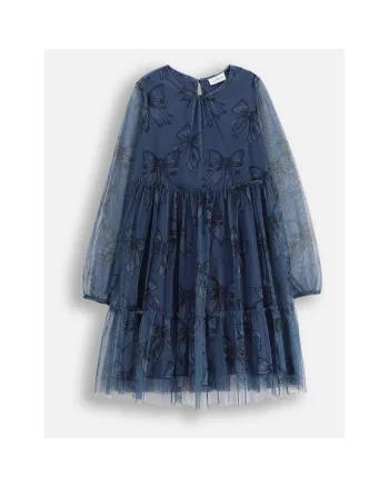Rochie copii,  poliester, bleumarin, 164cm