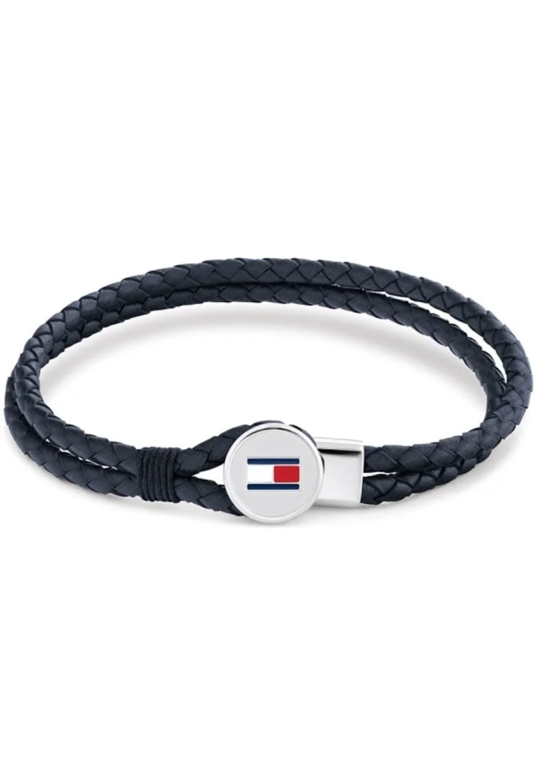 Bratara  Men’s Collection din piele 2790656, Argintiu, Albastru