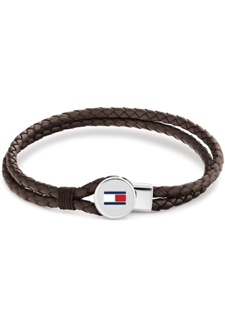 Bratara  Men’s Collection din piele 2790655, Argintiu, Maro