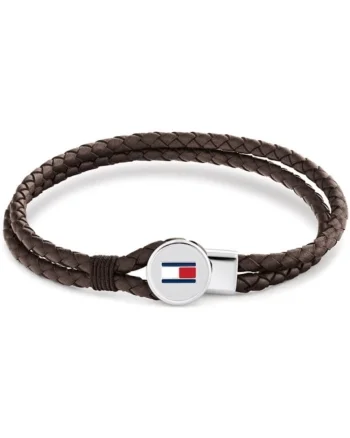 Bratara  Men’s Collection din piele 2790655, Argintiu, Maro
