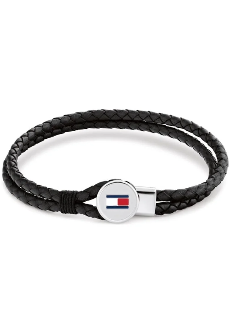 Bratara  Men’s Collection din piele 2790654, Argintiu, Negru