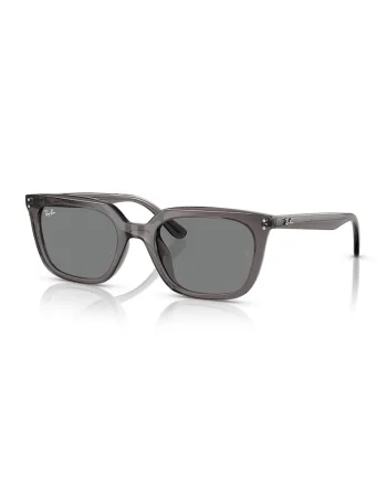 Ochelari de soare wayfarer unisex cu lentile uni, Gri inchis