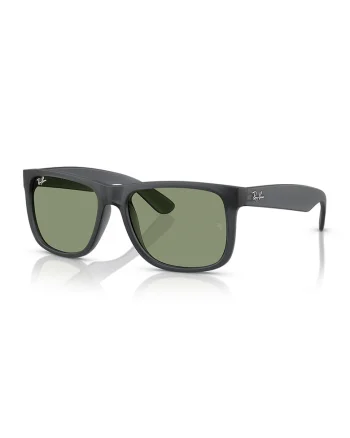Ochelari de soare wayfarer cu logo discret Justin, Gri inchis