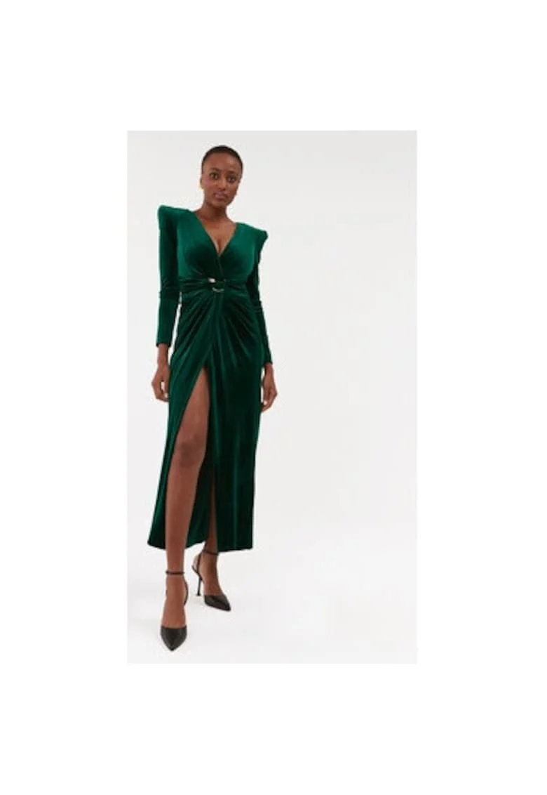 Rochie dama,  303377595, Poliamida, 44 EU, Verde