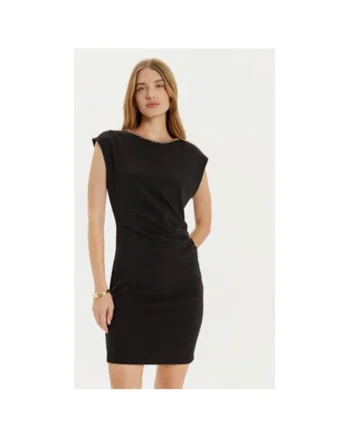Rochie dama,  304891236, Poliester, Negru, Negru