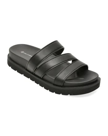 Papuci CALL IT SPRING negre, 14275719, din piele ecologica