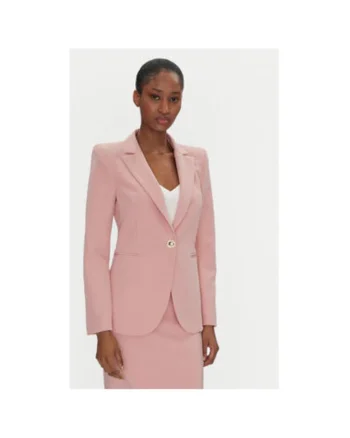 Sacou dama,  305265999, Poliester, Roz, Roz