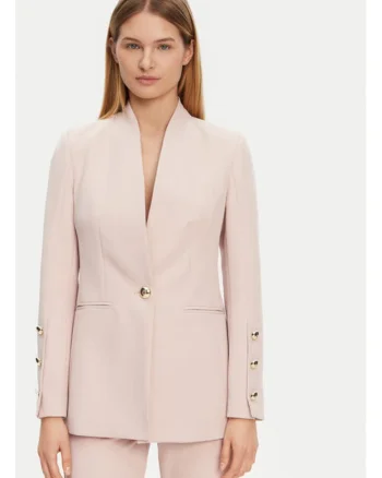 Sacou dama,  305318411, Poliester, Roz, Roz
