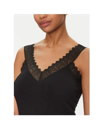 Tricou dama,  305252913, Viscoza, Negru, Negru