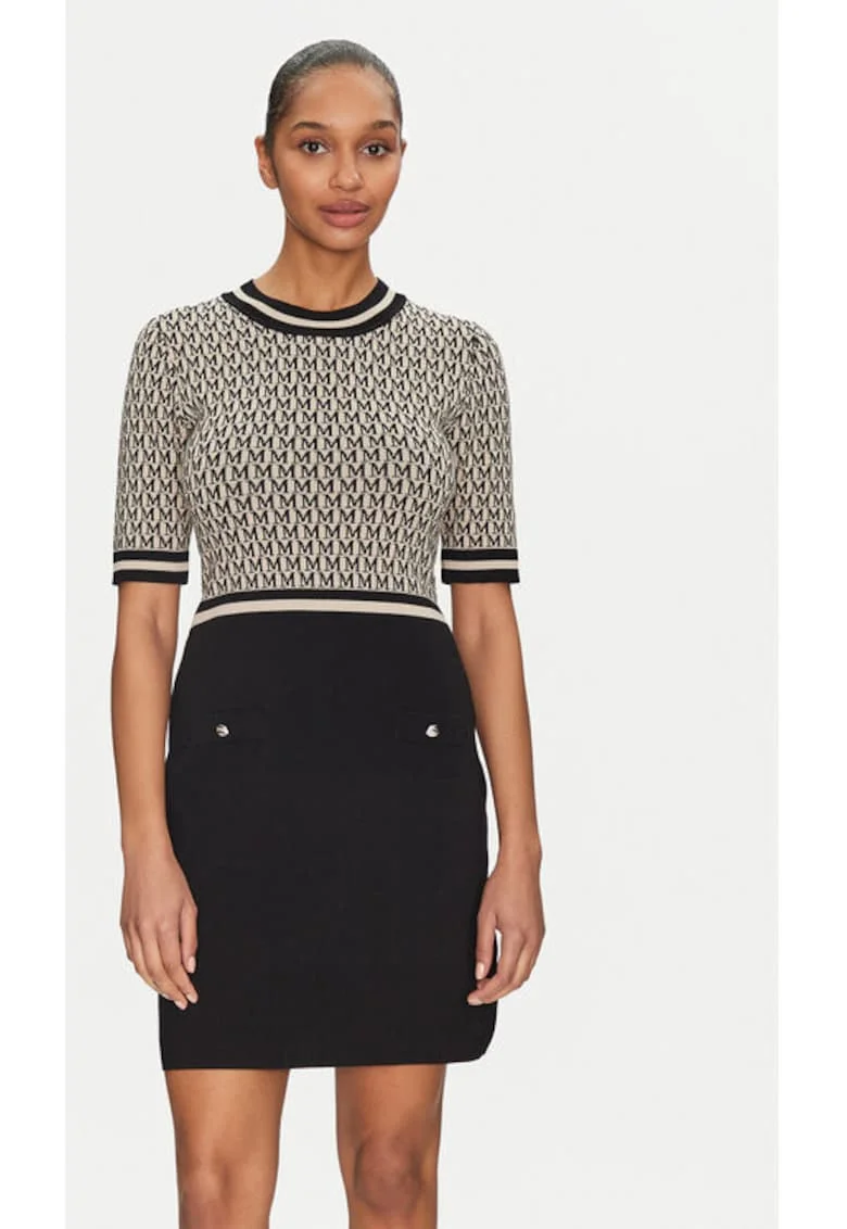 Rochie dama,  305253477, Viscoza/Poliamida, Bej, Bej
