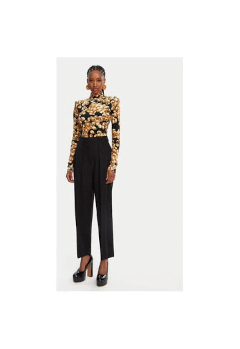 Pantaloni Dama,  305313492, Lana, 36 EU, Negru