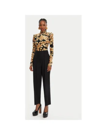 Pantaloni Dama,  305313492, Lana, 36 EU, Negru