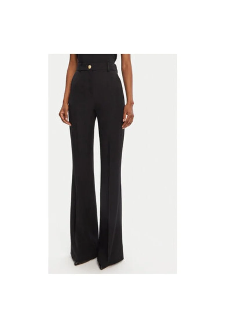 Pantaloni Dama,  305313799, Lana, Negru, Negru
