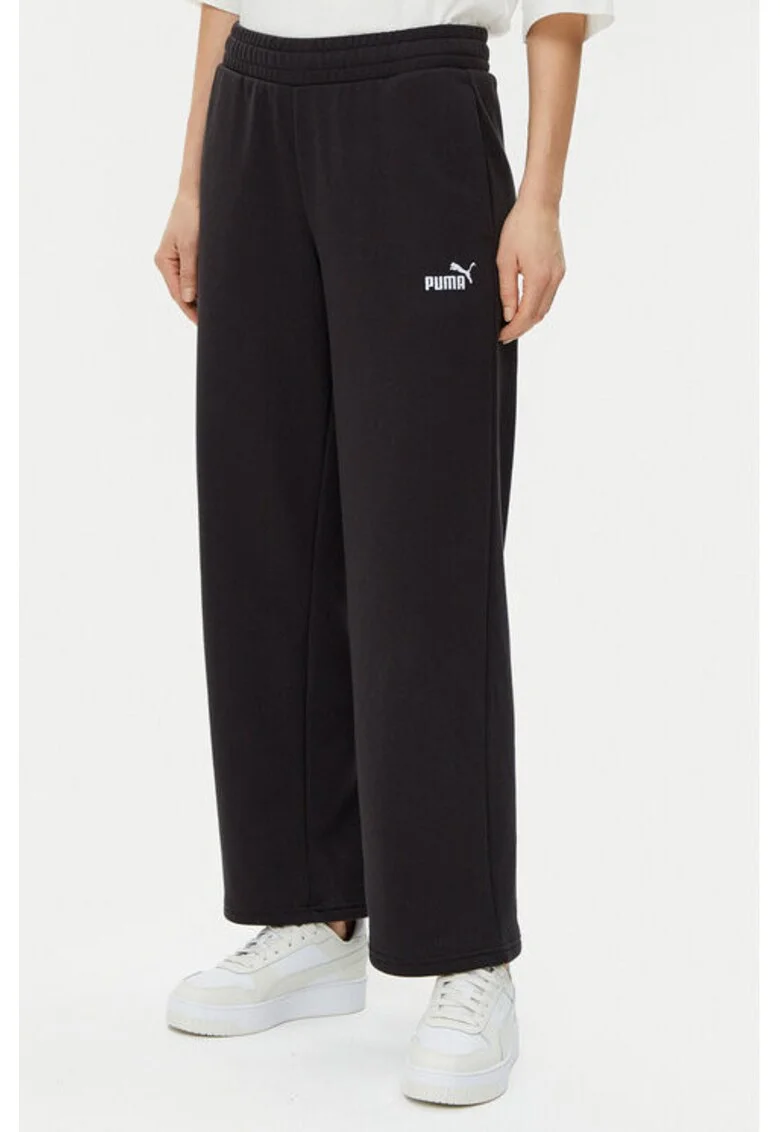 Pantaloni dama,  304581199, Bumbac/Poliester reciclat/Bumbac, Negru, Negru