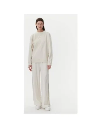 Pantaloni dama,  304577260, Poliester reciclat, XL INTL, Bej
