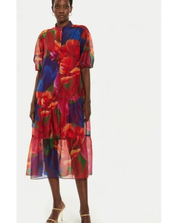 Rochie dama,  304732973, Poliester, Multicolor, Multicolor