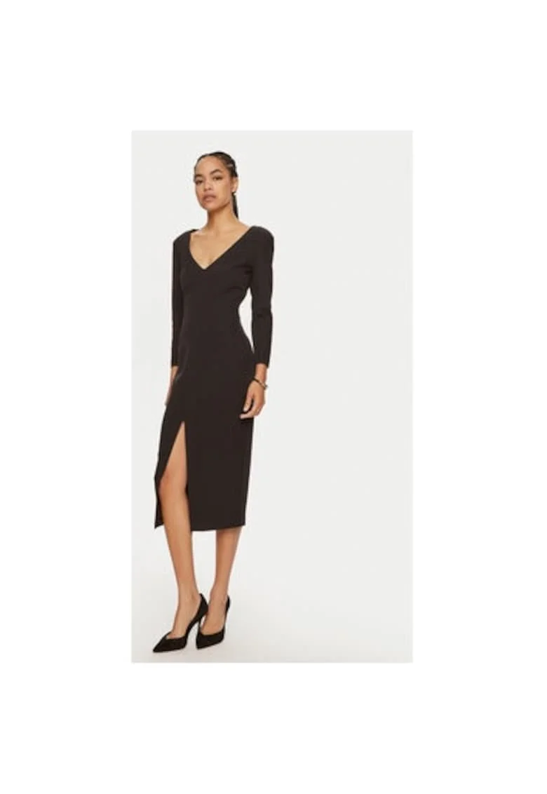 Rochie dama,  304686979, Poliester reciclat/Poliester, Negru, Negru