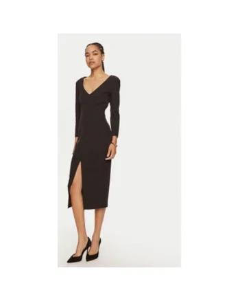 Rochie dama,  304686979, Poliester reciclat/Poliester, Negru, Negru