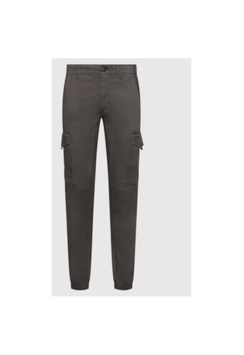Pantaloni barbati,  208742917, Bumbac organic, W28-L32 US, Gri