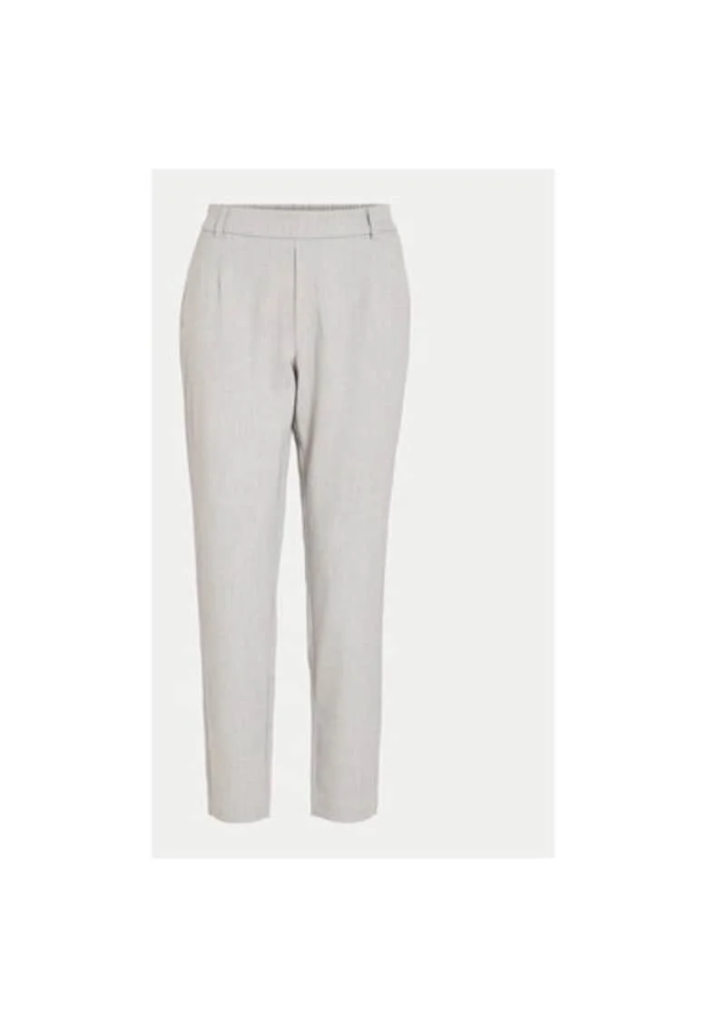 Pantaloni dama,  304902901, Poliester/Viscoza, Gri, Gri