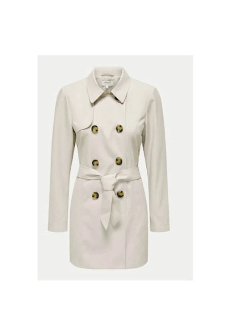 Trench dama,  304783647, Poliester, Bej, Bej