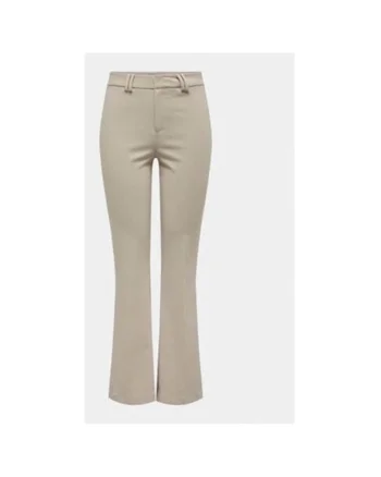 Pantaloni dama,  303323134, Poliester, Bej, Bej
