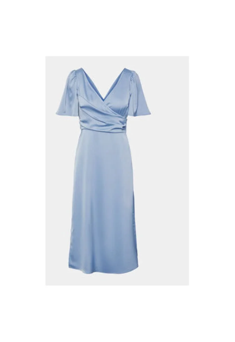 Rochie dama,  303452353, Poliester reciclat/Poliester, Albastru, Albastru