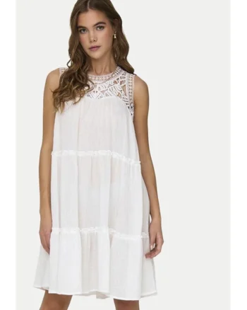 Rochie,  9419, Bumbac, Alb