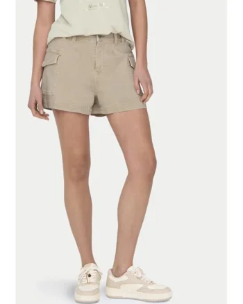 Pantaloni dama,  55727, Bumbac, Bej