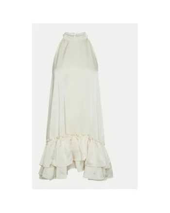 Rochie dama,  304732324, Poliester, Bej, Bej