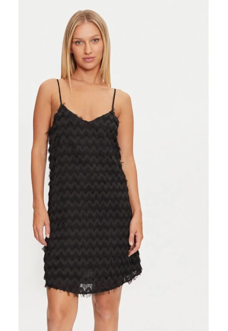 Rochie cocktail Karla 15331748 Negru Regular Fit, Poliester
