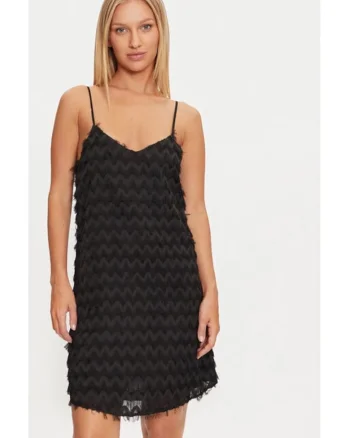Rochie cocktail Karla 15331748 Negru Regular Fit, Poliester