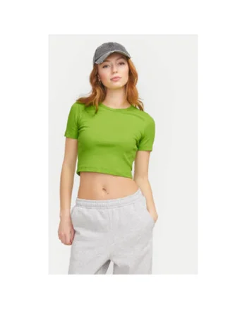 Tricou dama,  304702976, Bumbac, Verde, Verde