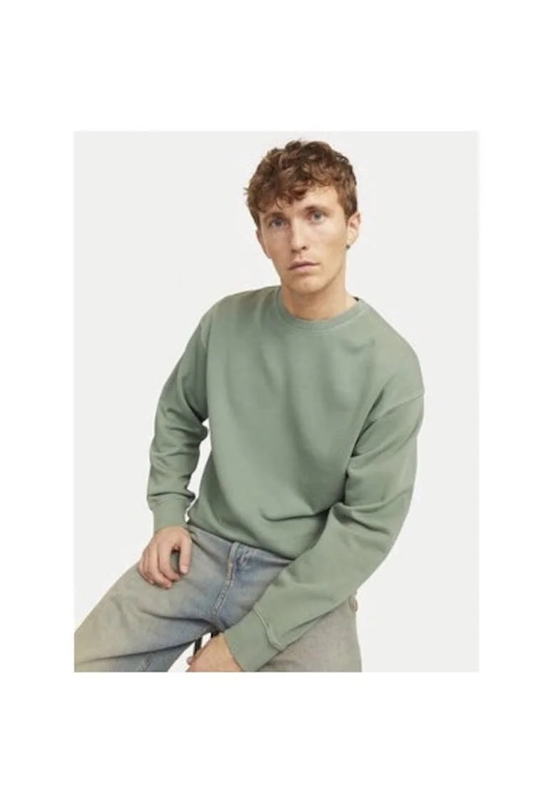 Bluza barbati,  304783043, Bumbac, Verde, Verde