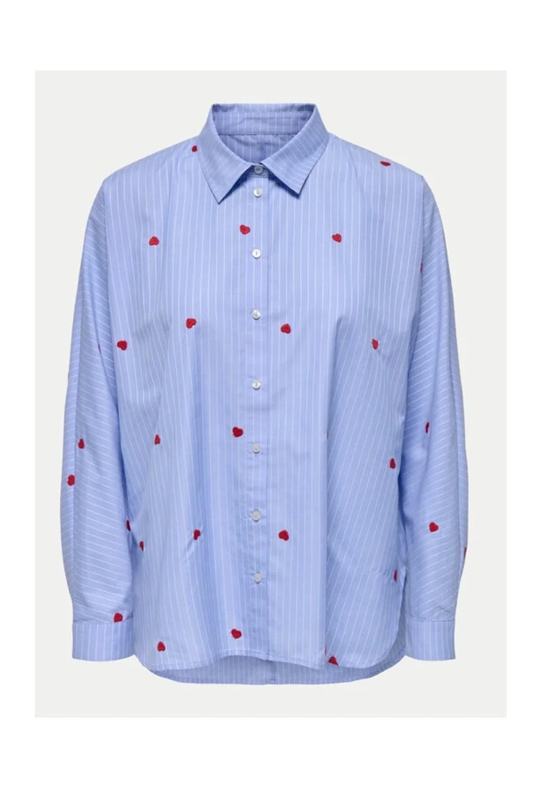 Bluza dama,  Albastru, Bumbac, Albastru