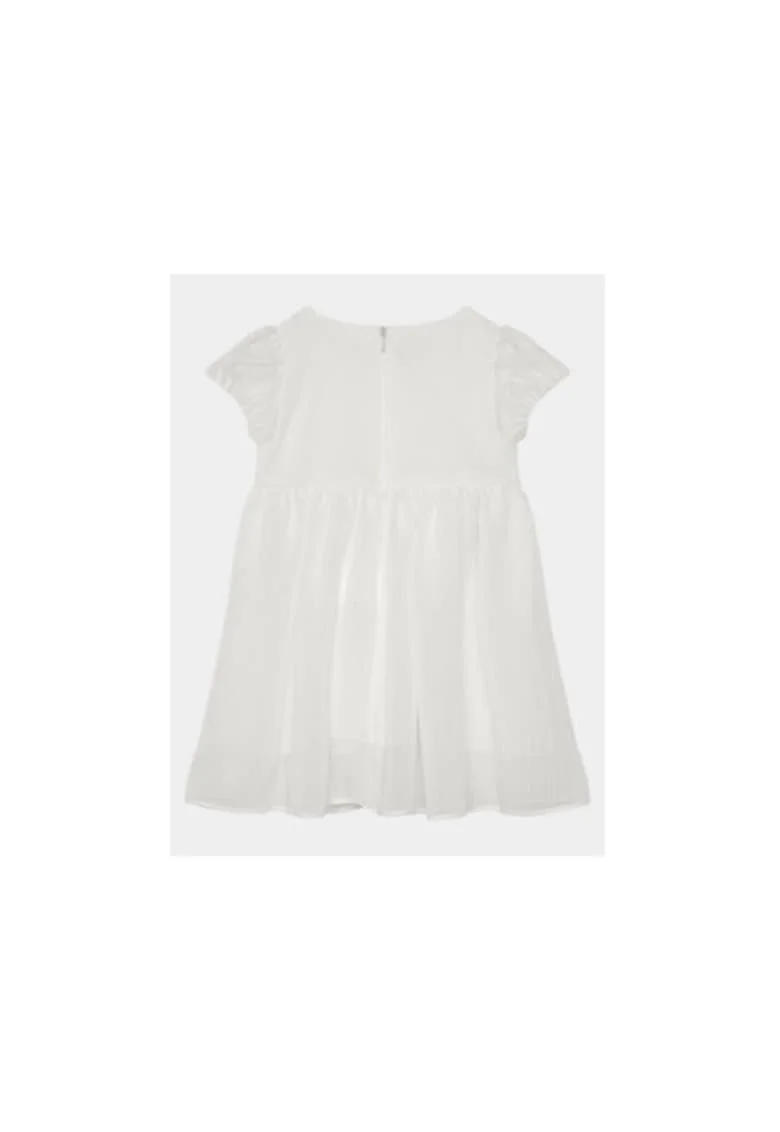 Rochie fete,  304047602, Poliester, Alb, Alb