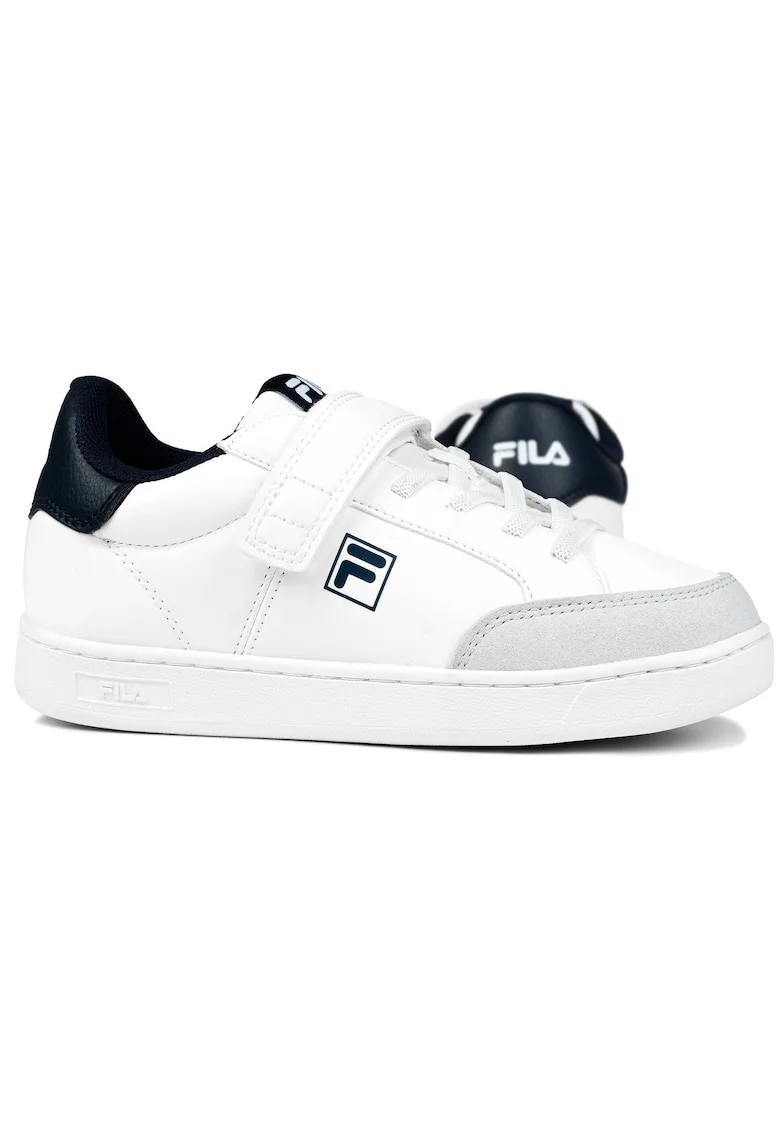 Pantofi copii  COURTBAY VELCRO KID, material sintetic, talpa din cauciuc, Alb/Gri