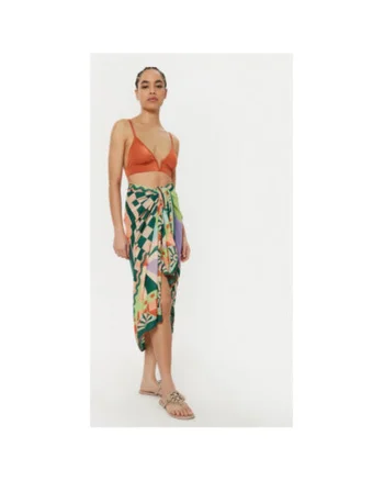 Pareo dama,  305166791, Viscoza, One Size INTL, Verde