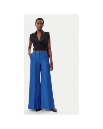 Pantaloni Dama,  305299024, In, Poliester, Albastru, Albastru