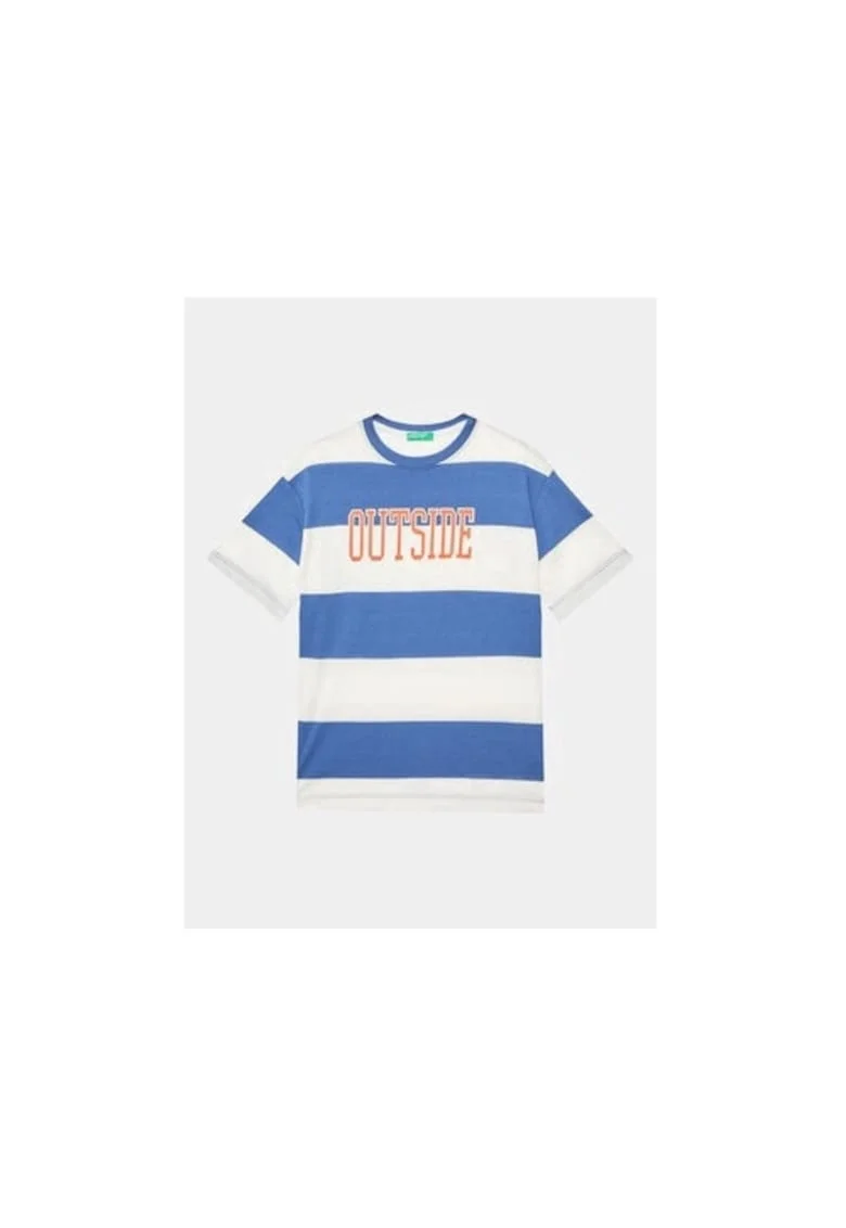 Tricou baieti,  302079810, Bumbac, Albastru, Albastru