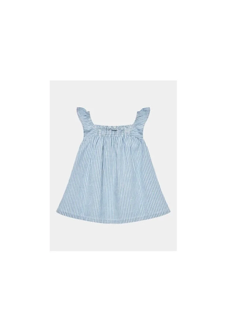 Rochie fete,  302102631, Bumbac, Albastru, Albastru